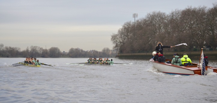 Approaching the end of Putney Embankment.